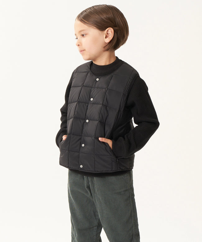 타이온 키즈 패딩 조끼 일본 TAION 베스트 베이직 크루넥 이너 다운 35컬러