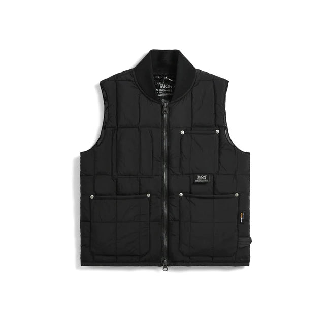 타이온 키즈 패딩 조끼 일본 TAION 베스트 워크 리브넥 짚업 다운 이너 3컬러