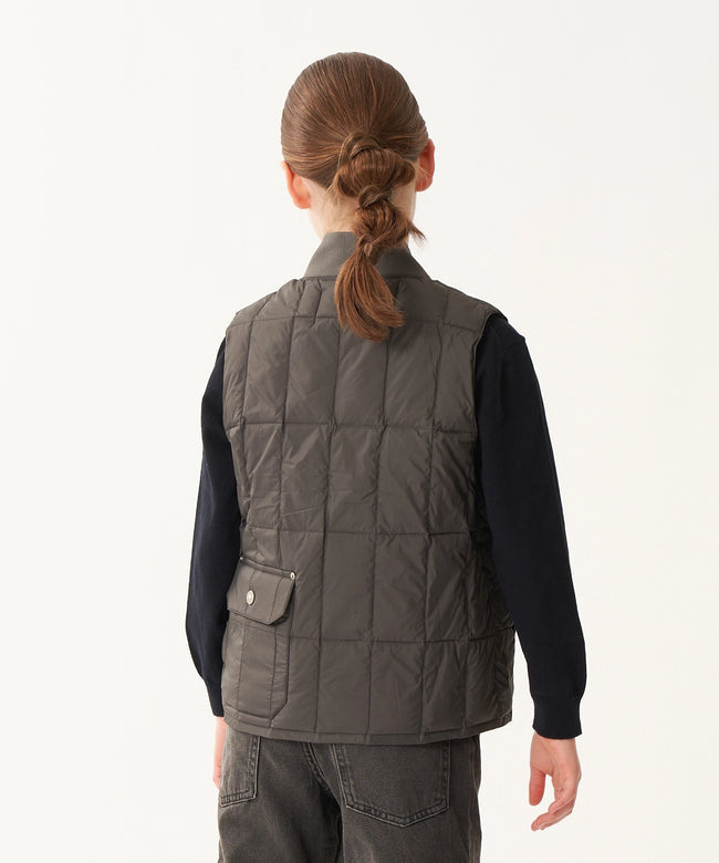 타이온 키즈 패딩 조끼 일본 TAION 베스트 워크 리브넥 짚업 다운 이너 3컬러