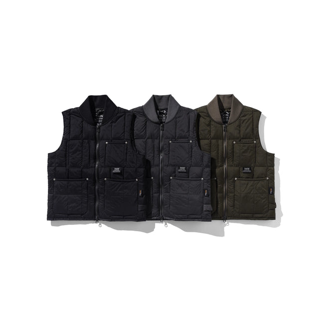 타이온 키즈 패딩 조끼 일본 TAION 베스트 워크 리브넥 짚업 다운 이너 3컬러