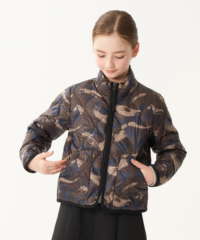 타이온 키즈 패딩 일본 TAION 밀리터리 하이넥 다운 재킷 3컬러