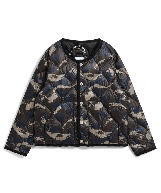 타이온 키즈 패딩 일본 TAION 밀리터리 크루넥 버튼 다운 재킷 9컬러