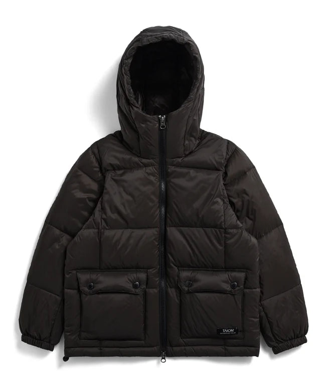 타이온 키즈 패딩 일본 TAION 마운틴 패커블 볼륨 다운 파커 6컬러