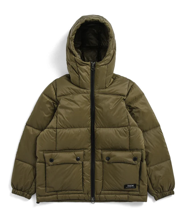 타이온 키즈 패딩 일본 TAION 마운틴 패커블 볼륨 다운 파커 6컬러