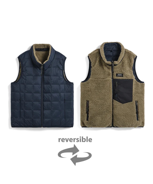 타이온 키즈 패딩 조끼 일본 TAION 베스트 마운틴 리버시블 다운 보아 14컬러