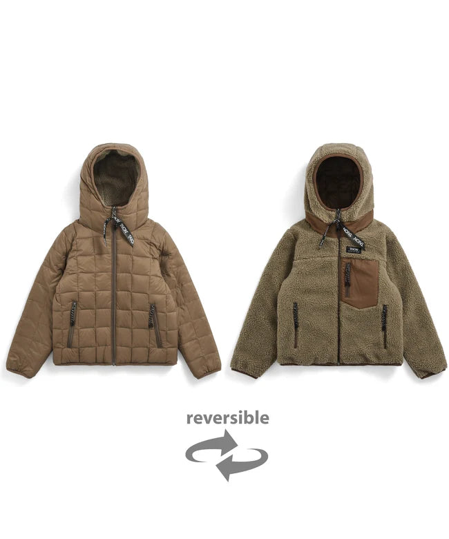 타이온 키즈 패딩 일본 TAION 마운틴 리버시블 다운 플리스 후드 재킷 10컬러