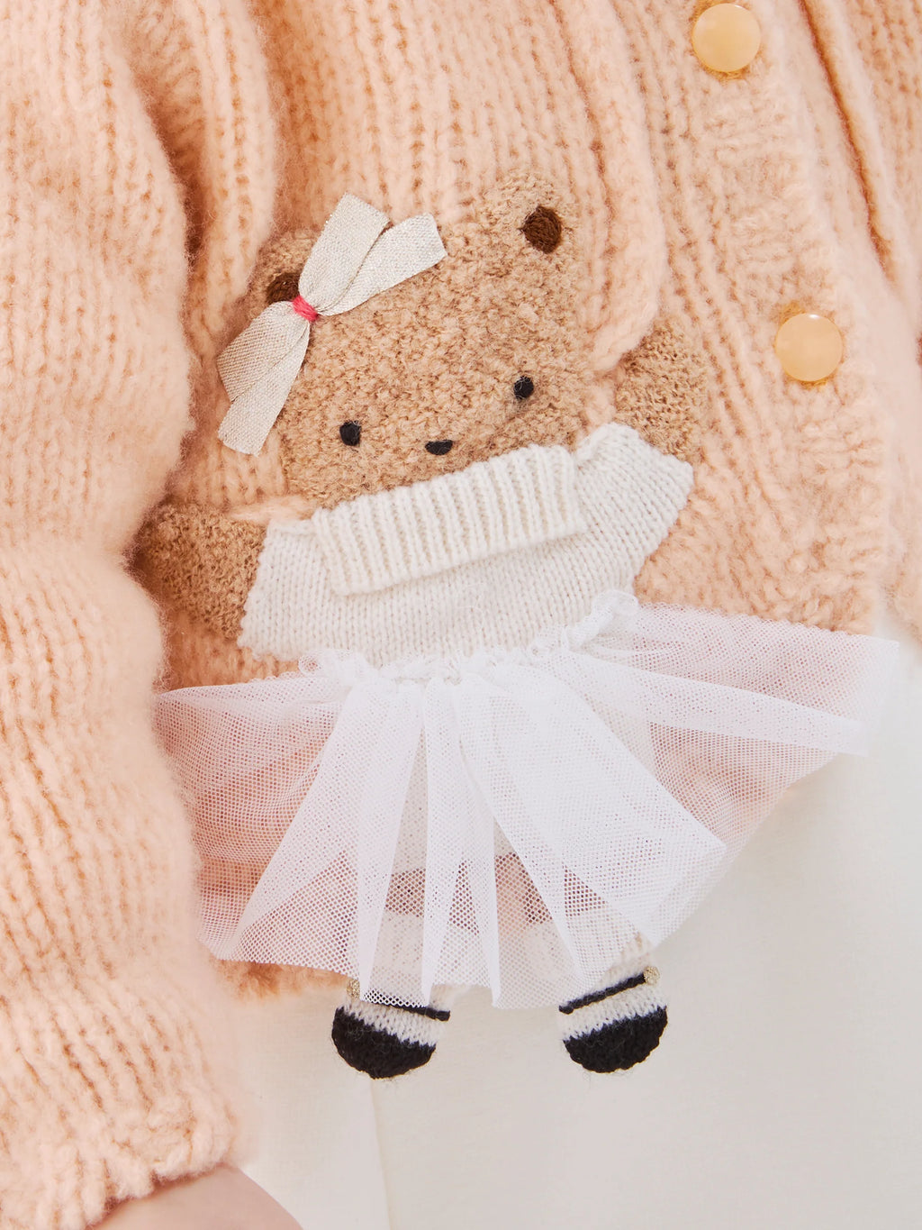 파밀리아 키즈 가디건 일본 familiar 아동복 카디건 캐시미어 혼방 로우 곰돌이