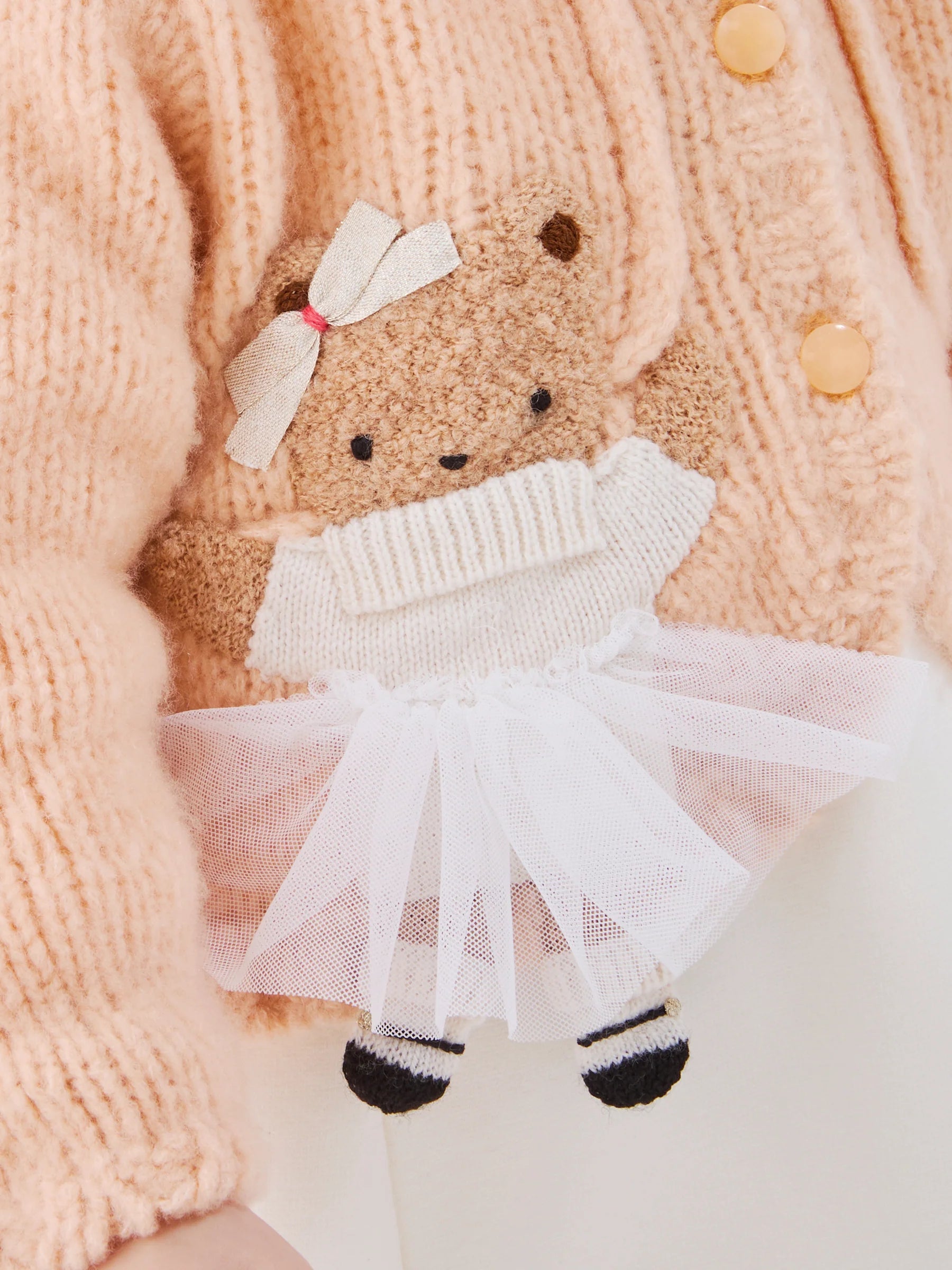 파밀리아 키즈 가디건 일본 familiar 아동복 카디건 캐시미어 혼방 로우 곰돌이