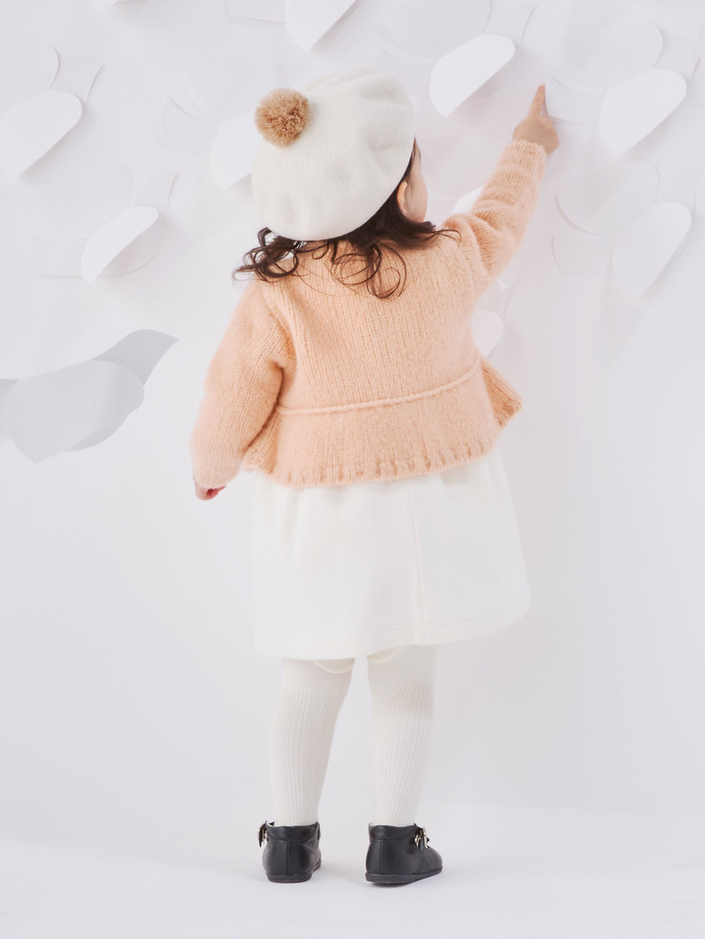 파밀리아 키즈 치마 일본 familiar 아동복 민소매 점퍼 스커트 심플 라멜리본