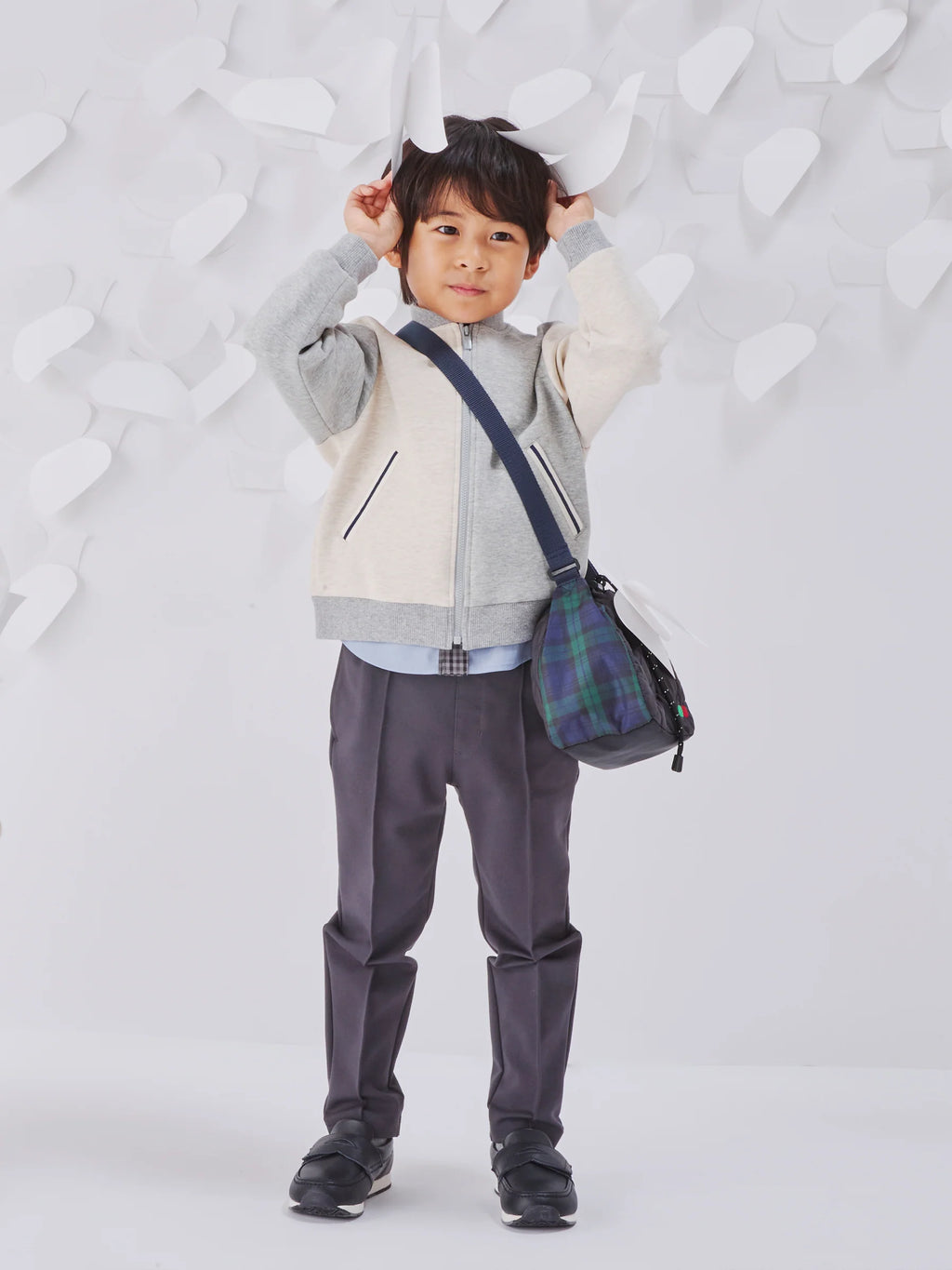 파밀리아 키즈 바지 일본 familiar 아동복 크리스티치 원포인트 팬츠