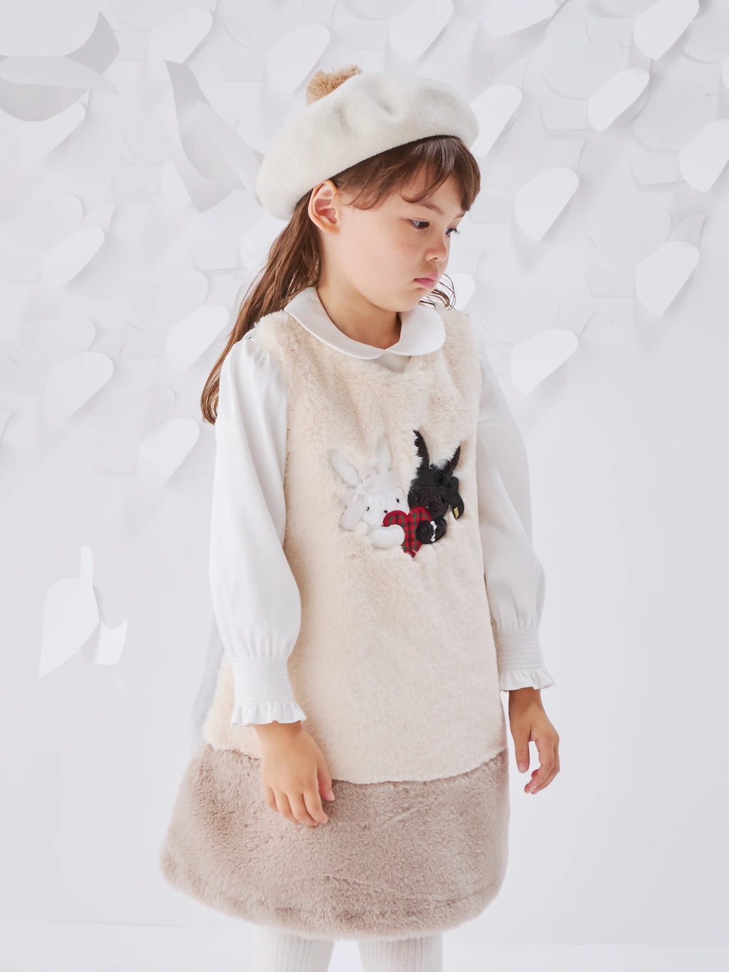 파밀리아 키즈 치마 일본 familiar 아동복 에코퍼 스커트 LOVE 로고 원피스