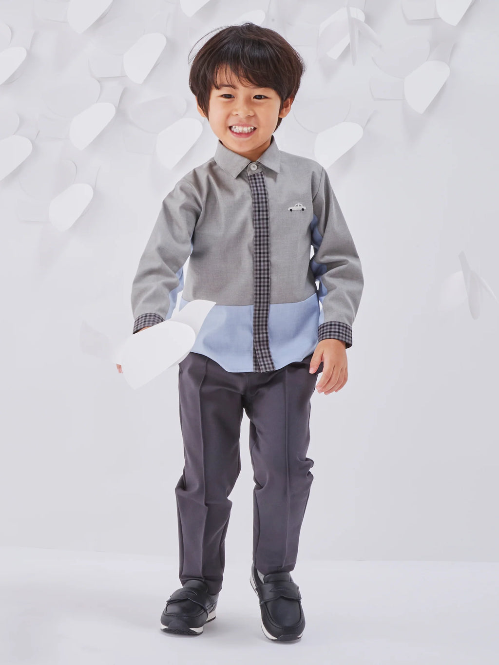 파밀리아 키즈 바지 일본 familiar 아동복 크리스티치 원포인트 팬츠