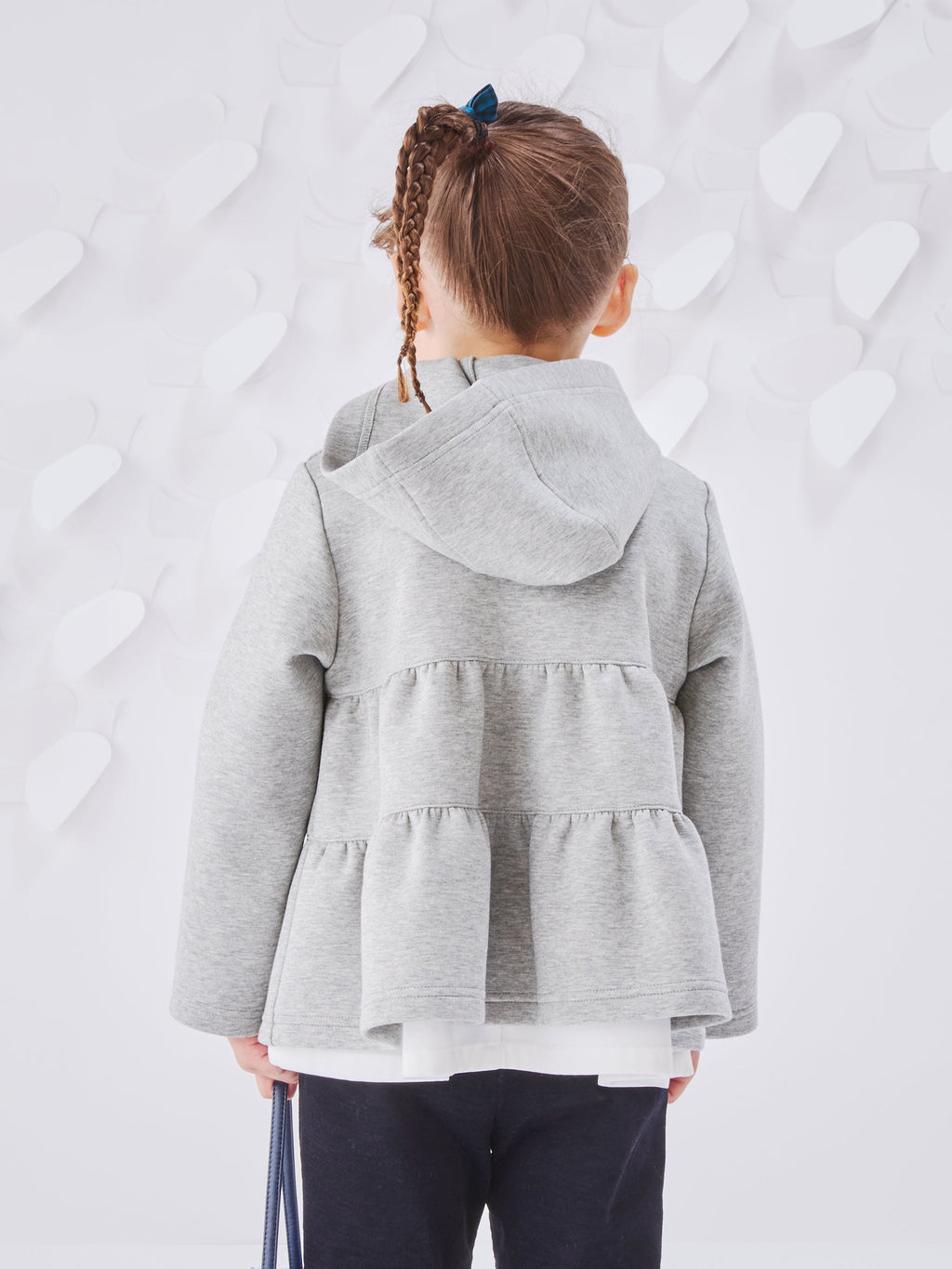 Familia Kids Jacket Japan familiar children's clothing hooded zip-up simple ribbon monotone