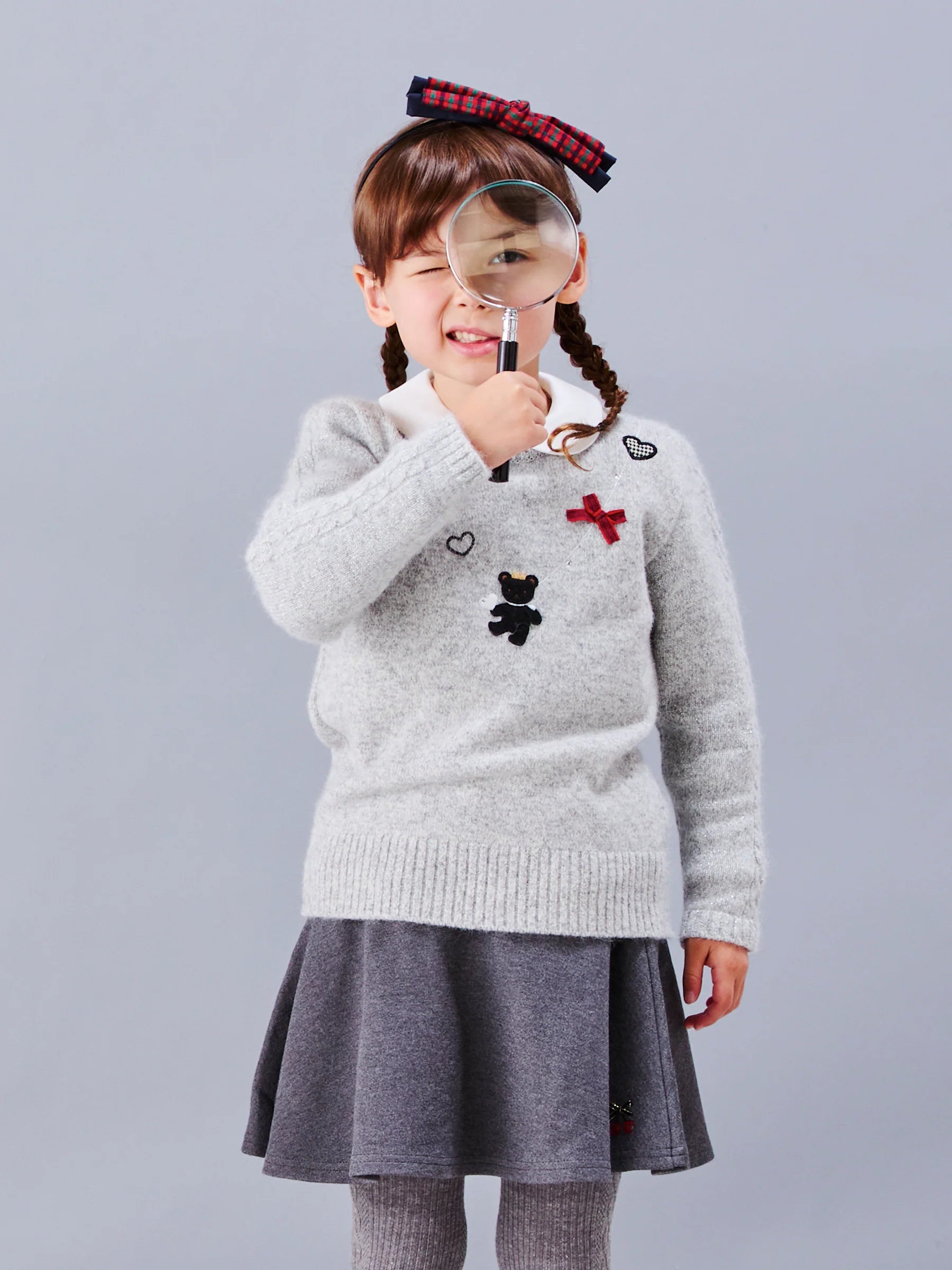 Familia Kids T-shirt Japan familiar children's clothing cable knit sweater