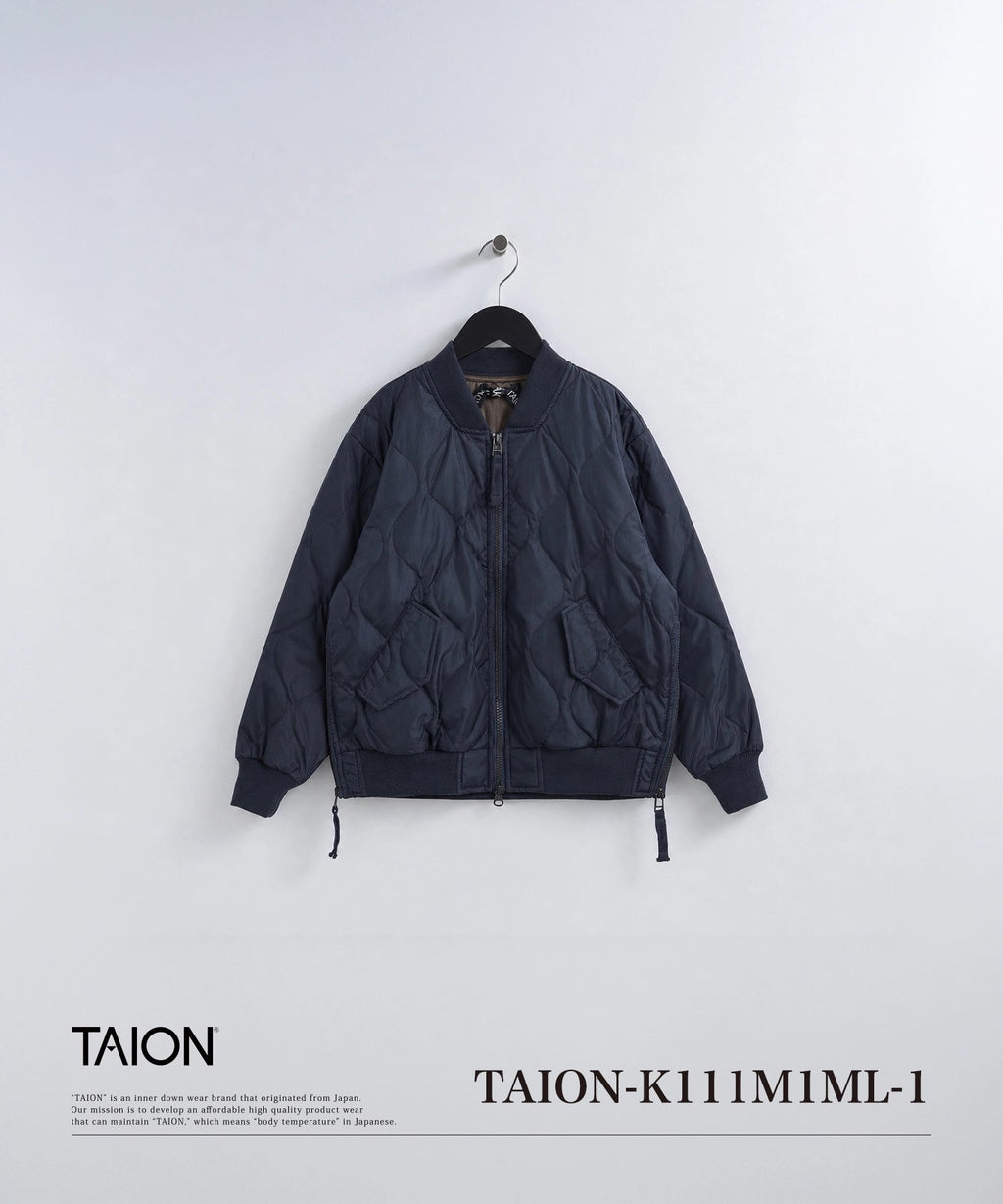 타이온 자켓 일본 TAION 아동복 밀리터리 MA-1 키즈 다운 재킷 6컬러