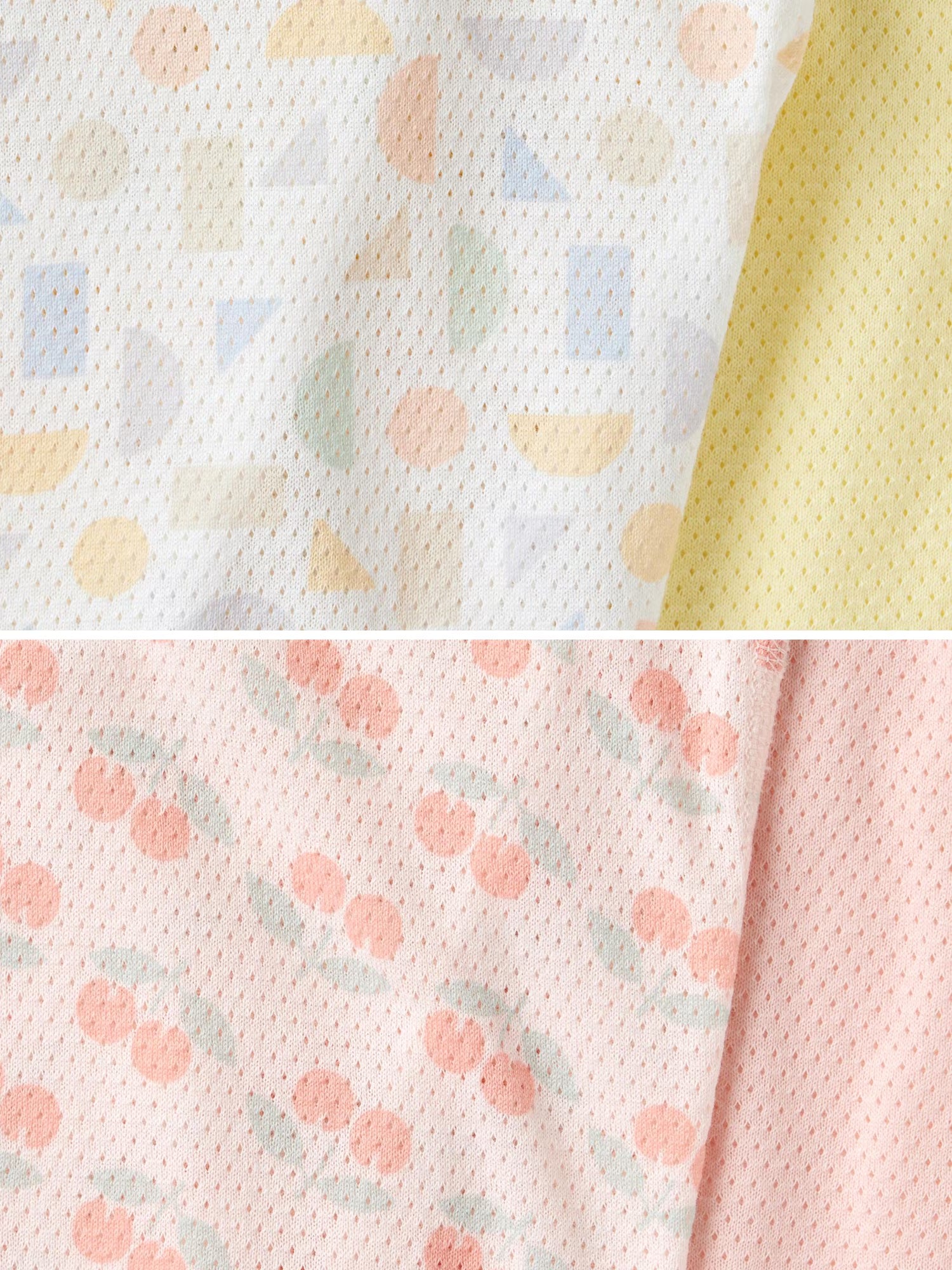 일본 유니클로 베이비 내의 코튼 메쉬 탱크탑 민소매 2장 세트 3컬러