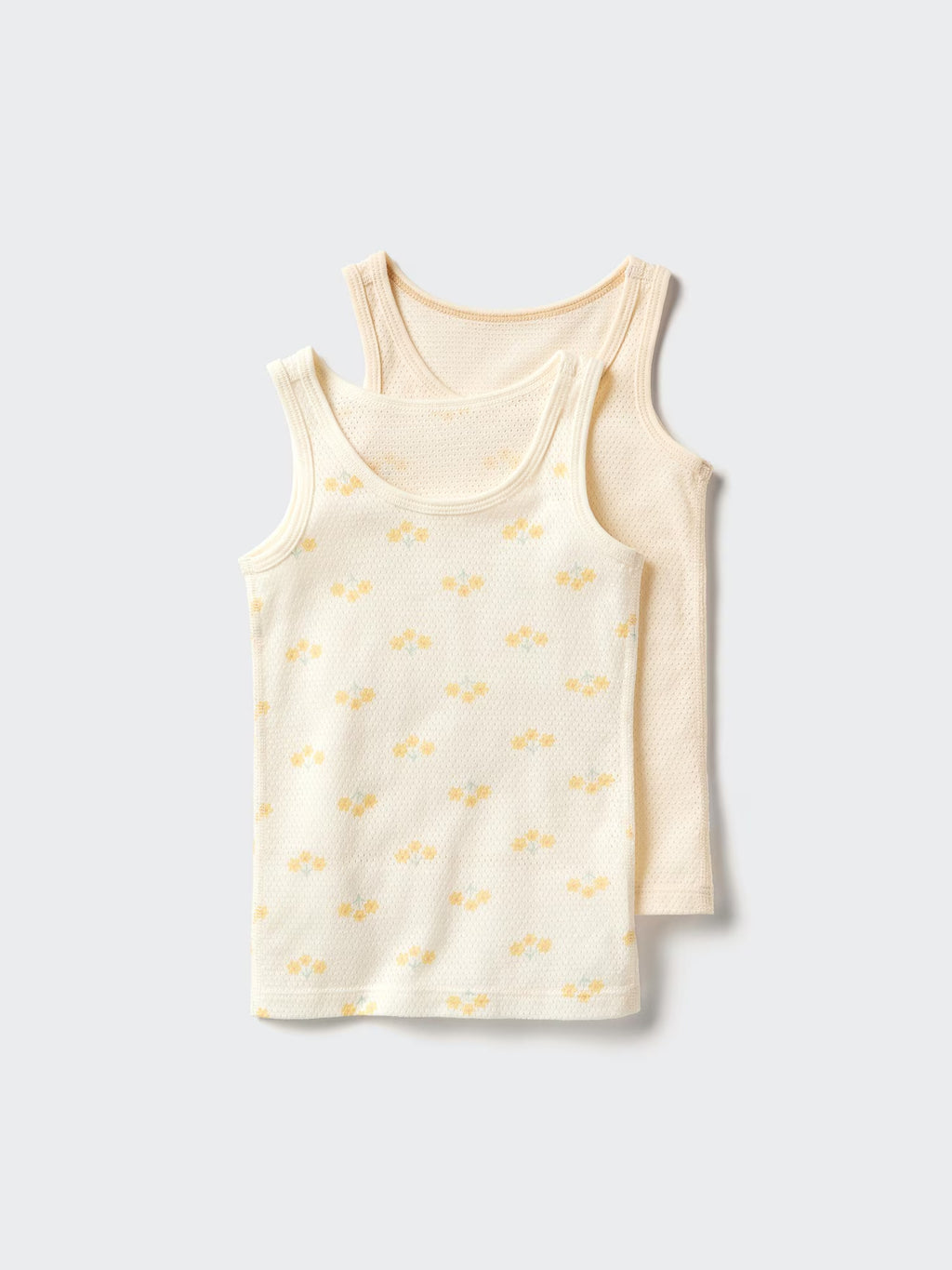 일본 유니클로 베이비 내의 코튼 메쉬 탱크탑 민소매 2장 세트 3컬러