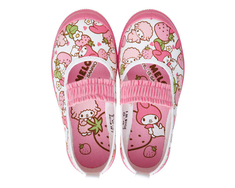 아사히 키즈 신발 일본 학교 실내화 산리오 마이멜로디 핑크 컬러