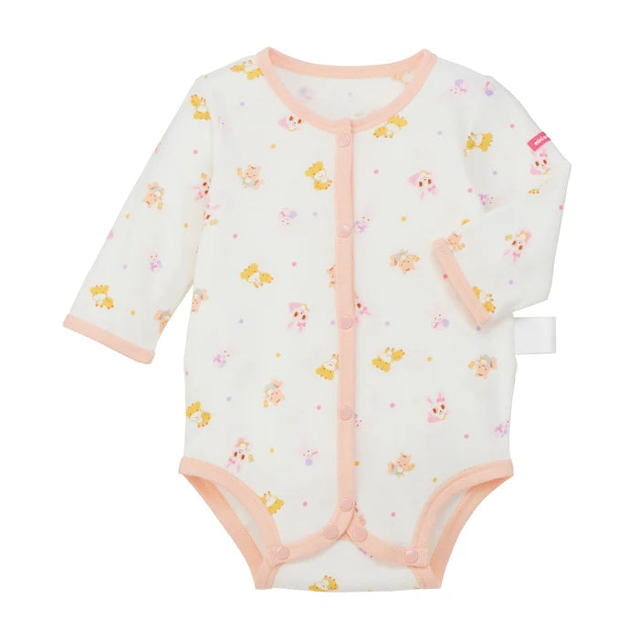 미키하우스 티셔츠 일본 유아 신생아 아기 바디수트 아키 밀링 긴팔 디자인