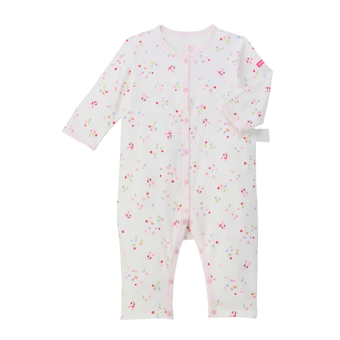 미키하우스 티셔츠 일본 유아 신생아 아기 바디수트 밀링 커버 올타입 2컬러