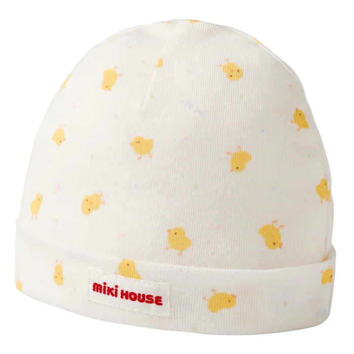 미키하우스 모자 일본 키즈 아기 비니 스마일 병아리 후드