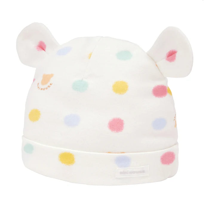 미키하우스 모자 일본 키즈 아기 비니 곰돌이 후드