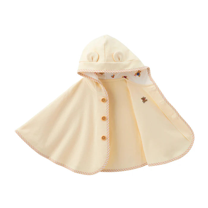 미키하우스 망토 일본 키즈 아기 케이프 후드 곰귀돌이 디자인