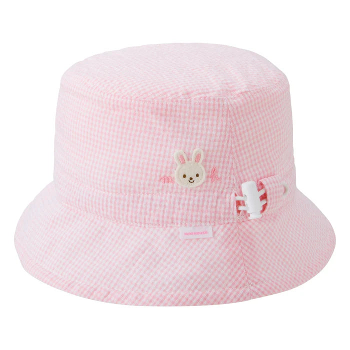 미키하우스 모자 일본 키즈 버킷햇 체크 리버시블 2컬러