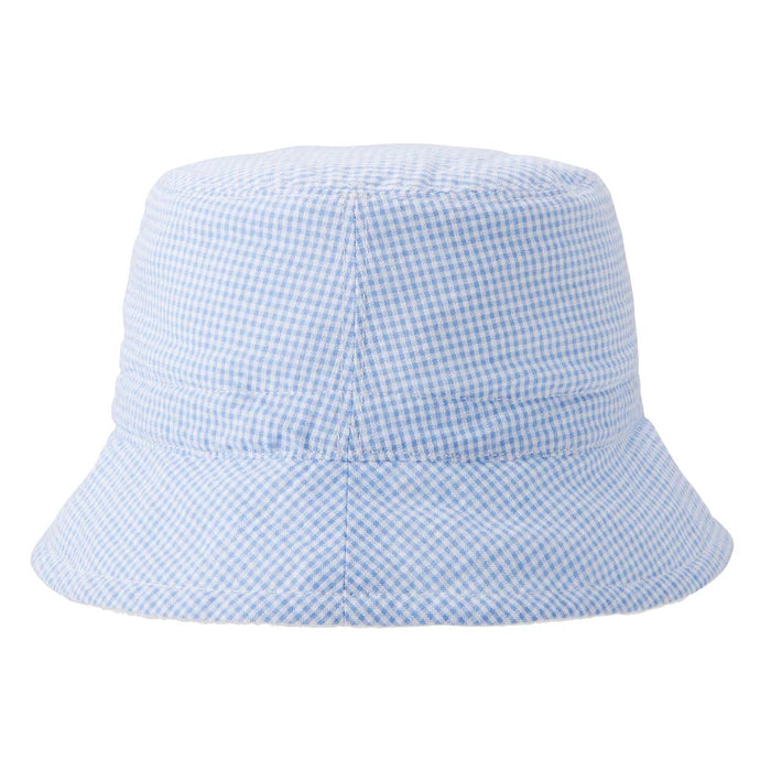 미키하우스 모자 일본 키즈 버킷햇 체크 리버시블 2컬러