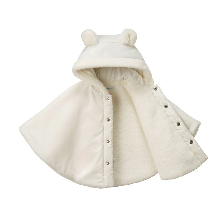 미키하우스 망토 일본 키즈 아기 케이프 퍼 안솜  곰돌이