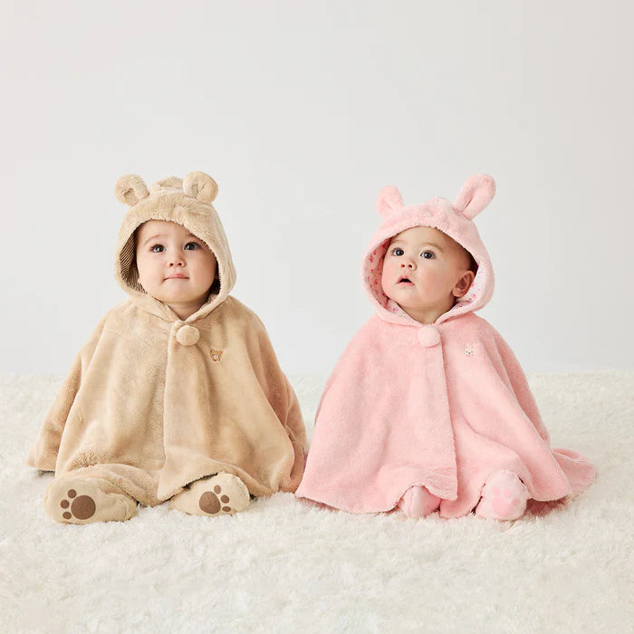 미키하우스 망토 일본 키즈 아기 케이프 마이크로 퍼 시리즈 4컬러