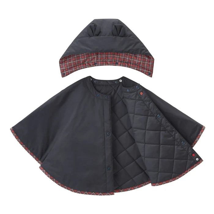 미키하우스 망토 일본 키즈 아기 방한 겨울 안솜 3WAY 2컬러