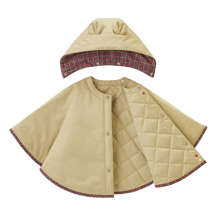 미키하우스 망토 일본 키즈 아기 방한 겨울 안솜 3WAY 2컬러