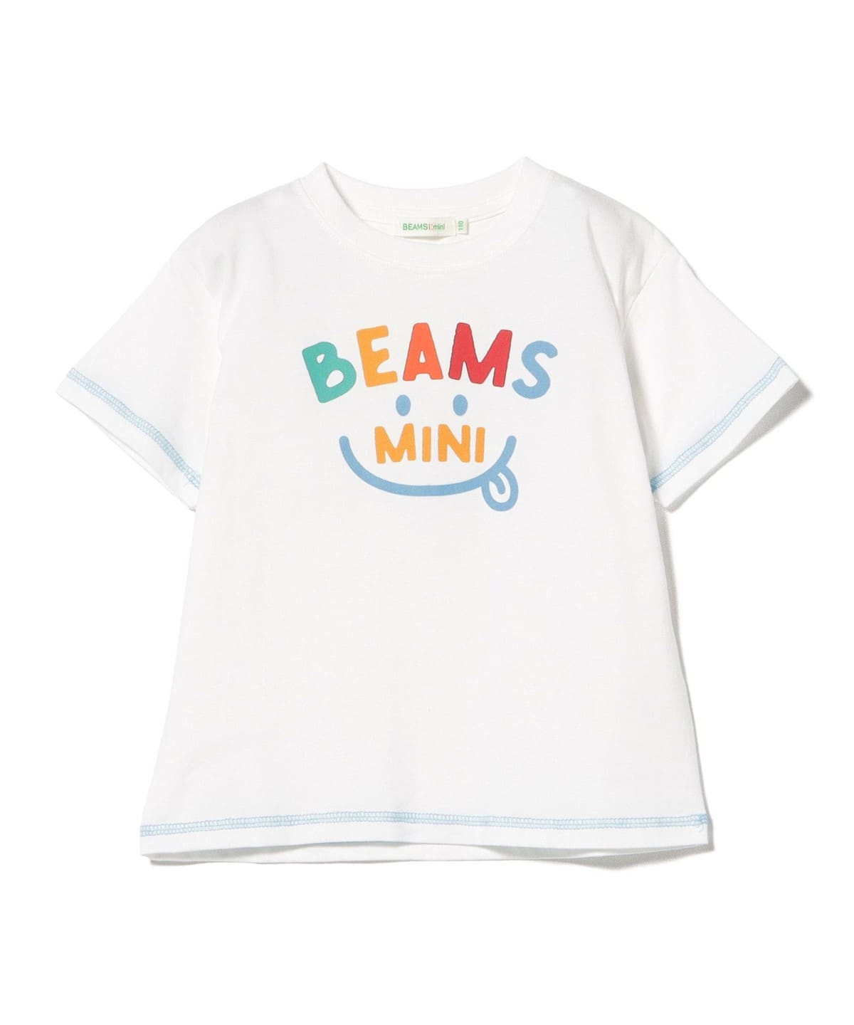 빔즈 키즈 티셔츠 일본 BEAMS 반팔티 스마일 로고 프린트 4컬러