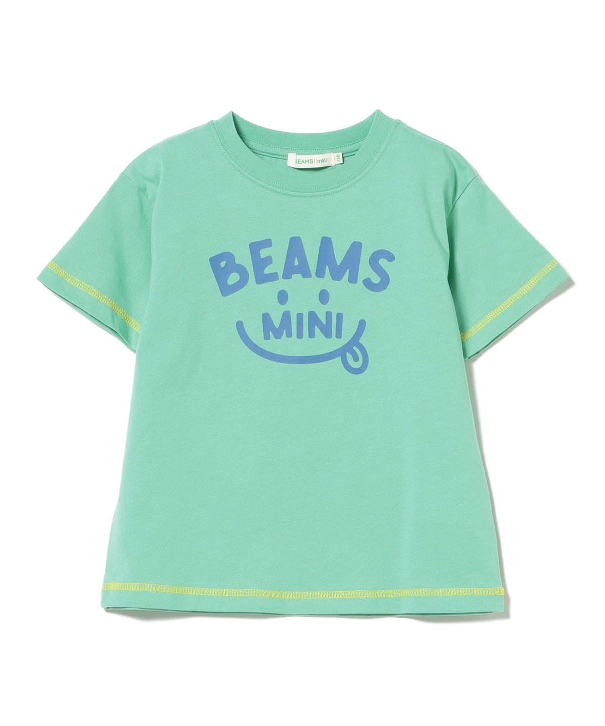 빔즈 키즈 티셔츠 일본 BEAMS 반팔티 스마일 로고 프린트 4컬러