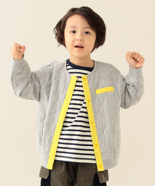 빔즈 키즈 자켓 일본 Beams 유아 미니컷 퀼트 재킷 2컬러