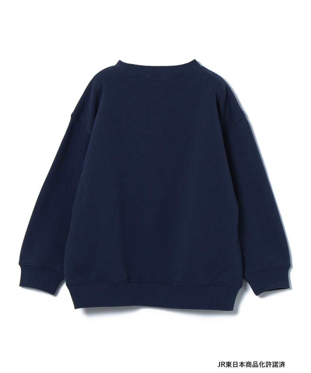 빔즈 키즈 티셔츠 일본 Beams 유아 맨투맨 JR 노선 프린트 스웨트 풀오버 3컬러