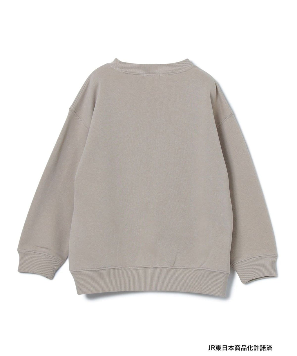 빔즈 키즈 티셔츠 일본 Beams 유아 맨투맨 JR 노선 프린트 스웨트 풀오버 3컬러