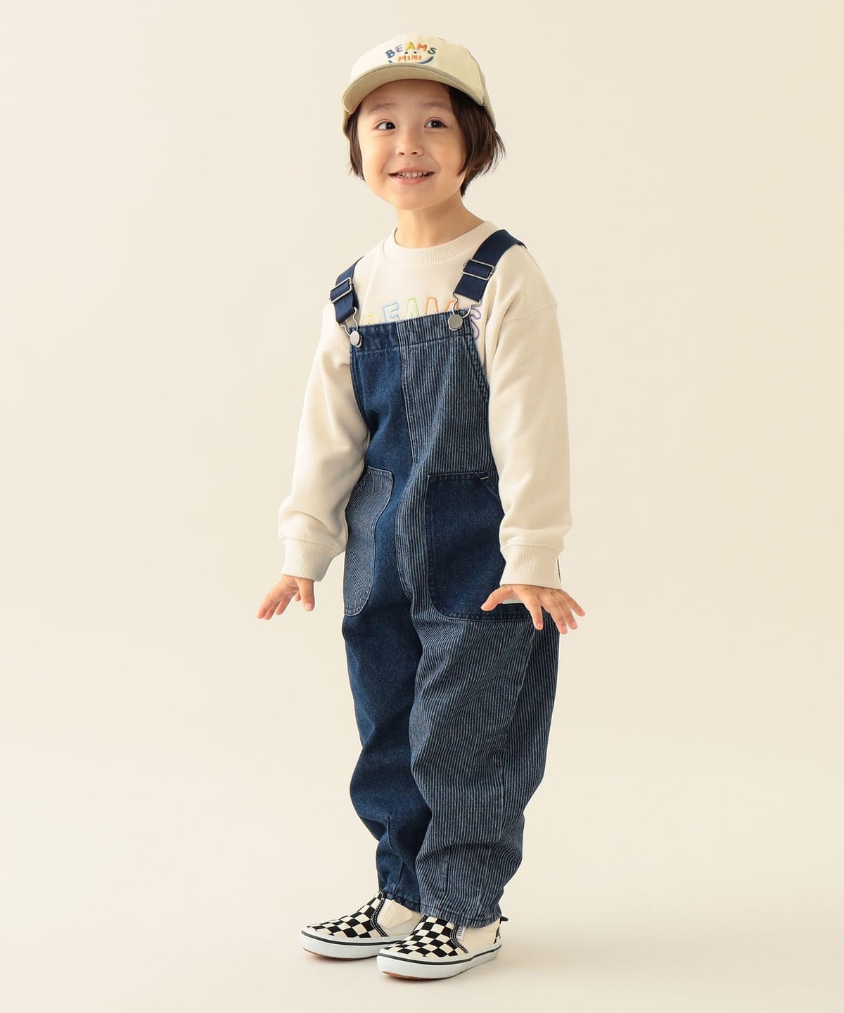 빔즈 키즈 바지 일본 Beams 유아 캠프 살로펫 멜빵바지 팬츠 4컬러