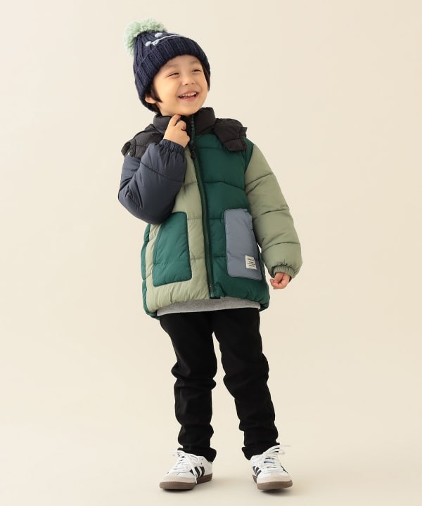 빔즈 키즈 패딩 일본 Beams 후드 블루종 2025FW 3컬러