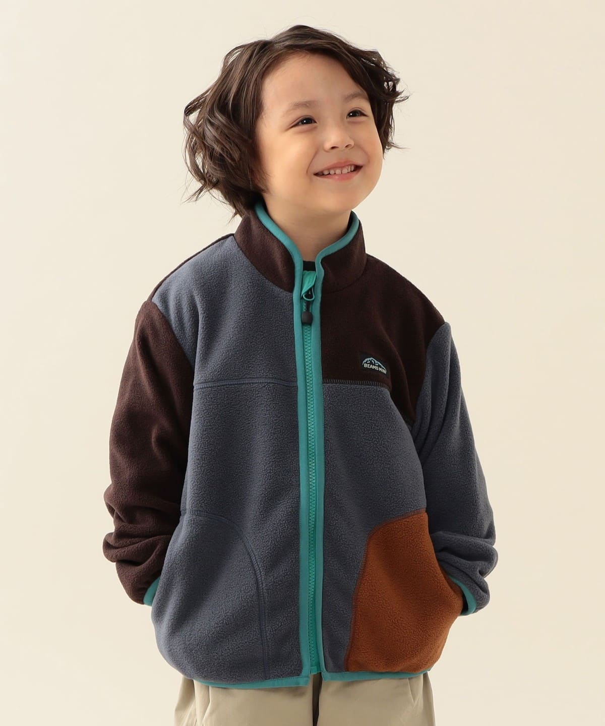 빔즈 키즈 자켓 일본 Beams 유아 리버시블 플리스 재킷 후리스 2컬러