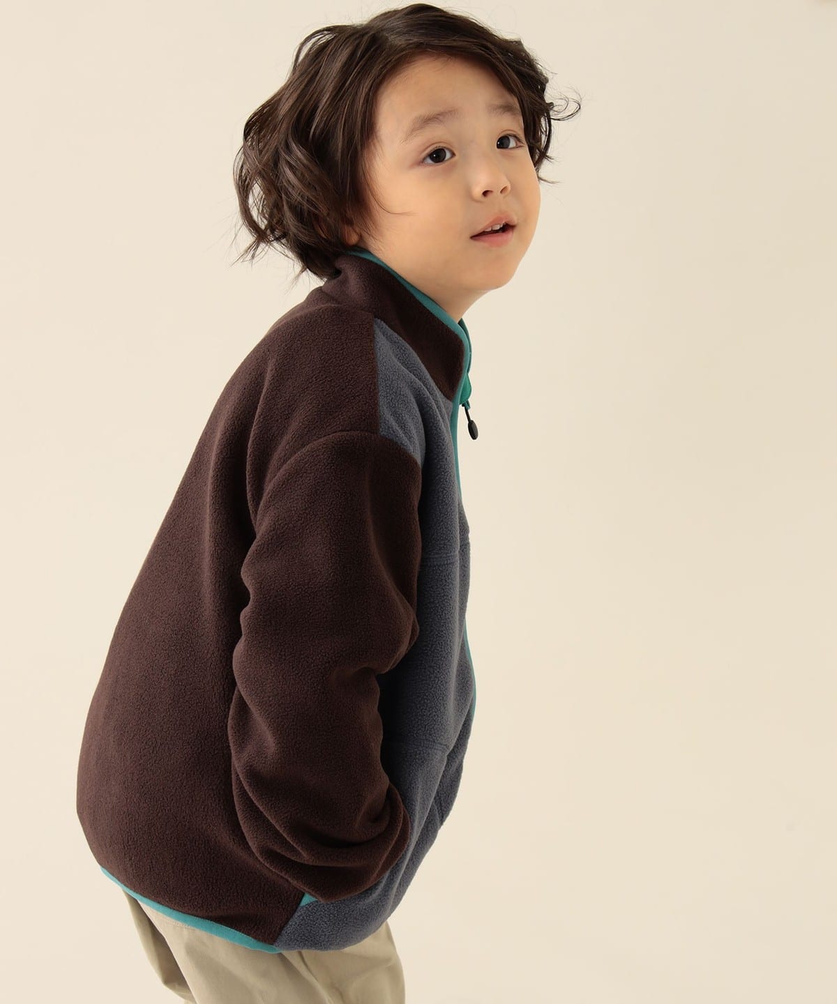 빔즈 키즈 자켓 일본 Beams 유아 리버시블 플리스 재킷 후리스 2컬러