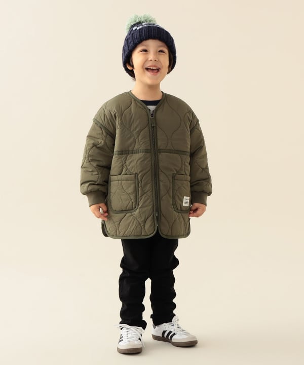 빔즈 키즈 자켓 일본 Beams 유아 퀼트 지퍼 코트 2컬러