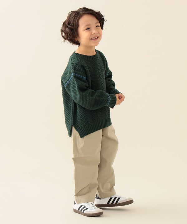 빔즈 키즈 바지 일본 Beams 유아 벌룬 와이드핏 팬츠 2컬러