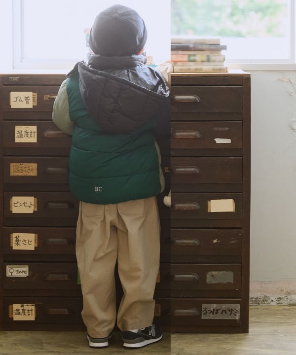 빔즈 키즈 바지 일본 Beams 유아 벌룬 와이드핏 팬츠 2컬러