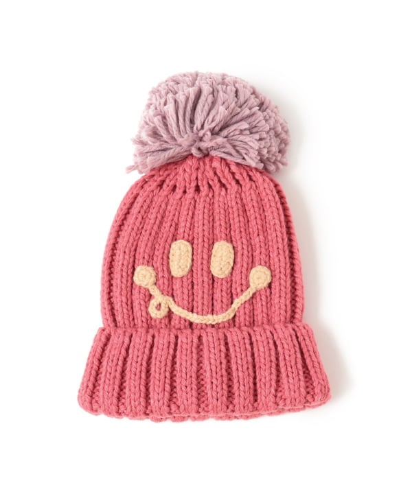 빔즈 키즈 모자 일본 비니 방울모자 스마일 퐁퐁 미니와치 4컬러