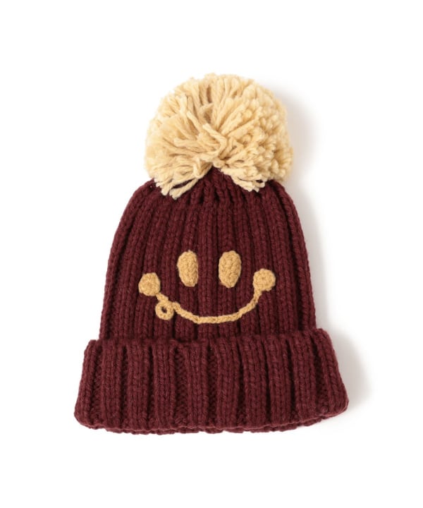 빔즈 키즈 모자 일본 비니 방울모자 스마일 퐁퐁 미니와치 4컬러