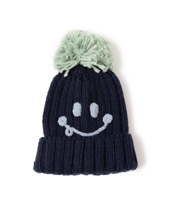 빔즈 키즈 모자 일본 비니 방울모자 스마일 퐁퐁 미니와치 4컬러