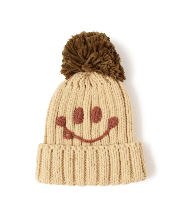빔즈 키즈 모자 일본 비니 방울모자 스마일 퐁퐁 미니와치 4컬러