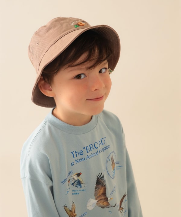 빔즈 키즈 모자 일본 버킷햇 나스 도부츠 왕국 콜라보 UV 타입 3컬러